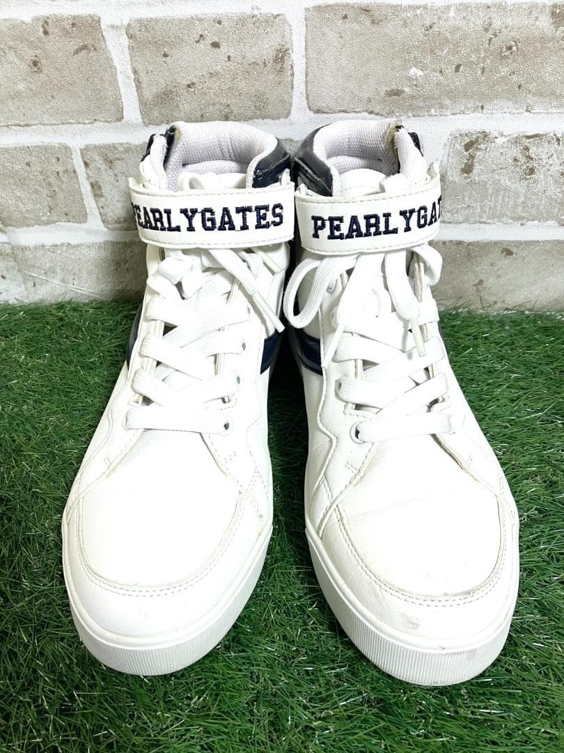 【24時間以内/匿名配送】良品 パーリーゲイツ ゴルフシューズ 23.5cm