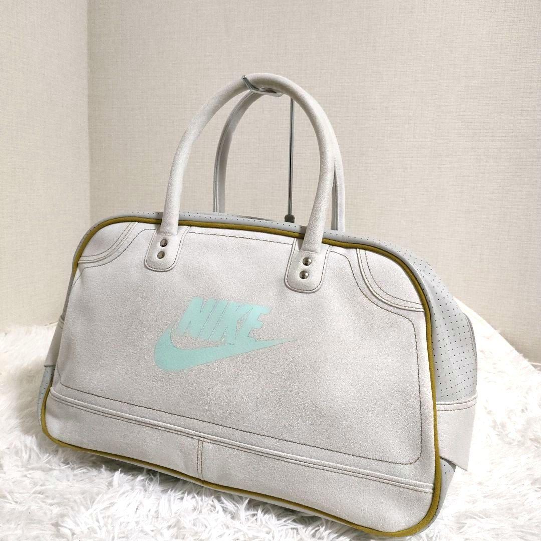 激レア♪ NIKE ナイキ ボストンバッグ スエード Y2K ハンドバッグ ナイキ nike ボストンバッグ スエード y2k 90s 00s 激レア♪ NIKE