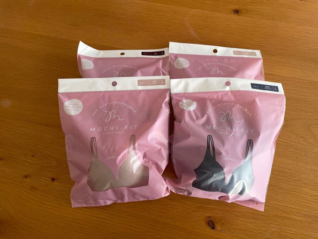 MOCHI-FIT ブラジャー Lサイズ 4枚セット offcialglamorous_mochi-fit