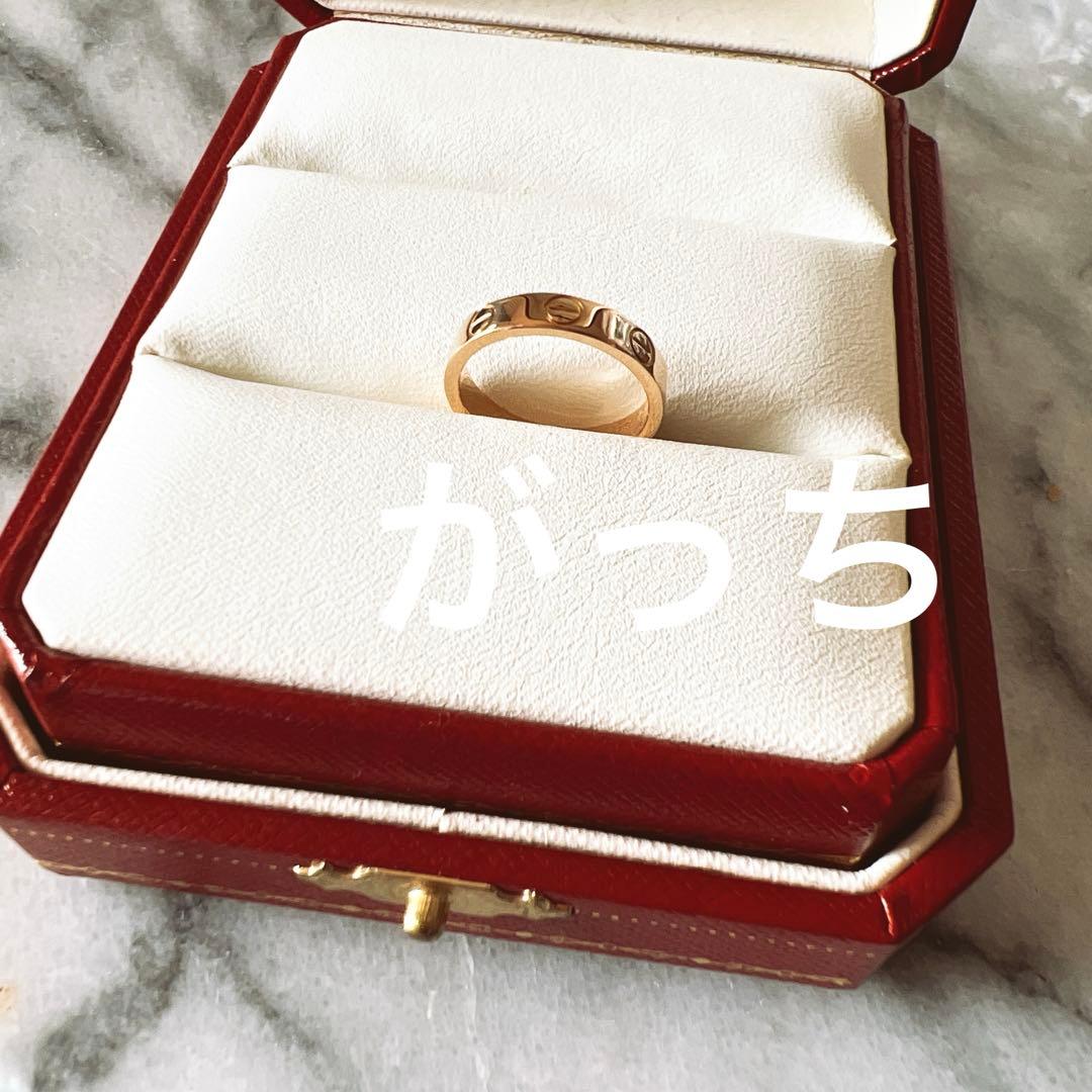 はるか様専用カルティエ ミニラブリングK18ピンクゴールド46 - メルカリ