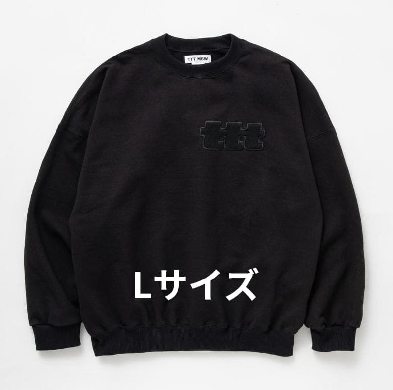 tttmsw ティー ttt logo sweat スウェット Lサイズ - メルカリ