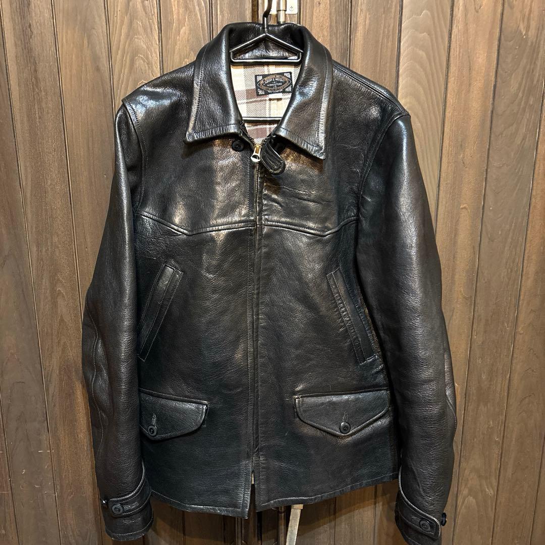 ジャーナルスタンダード J.S STEAD ゴートレザー カーコート ゴートレザー ウォッシュド カーコート（レザージャケット）｜JOURNAL