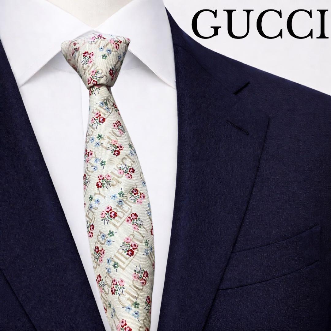 GUCCI グッチ ネクタイ LIBERTY リバティ コラボ 花柄 - メルカリ