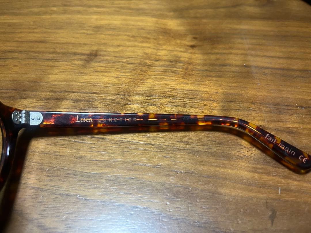 Lesca PICA COL. 424 べっ甲 メガネ 調光レンズ - メルカリ