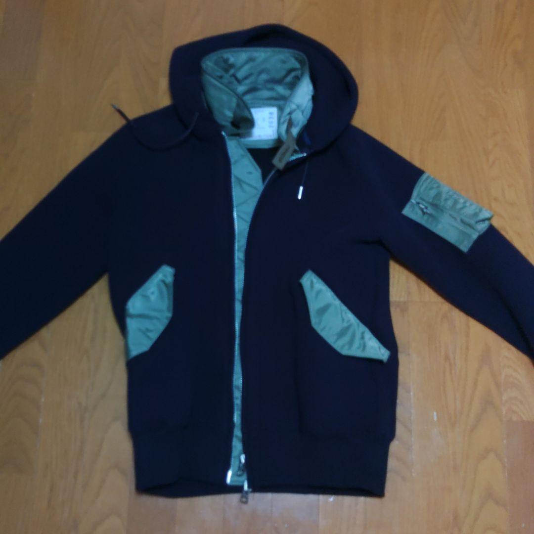 sacai フーディー　パンツ　上下セット 完売品sacai セットアップ フーディーワイドパンツ バルーン - メルカリ