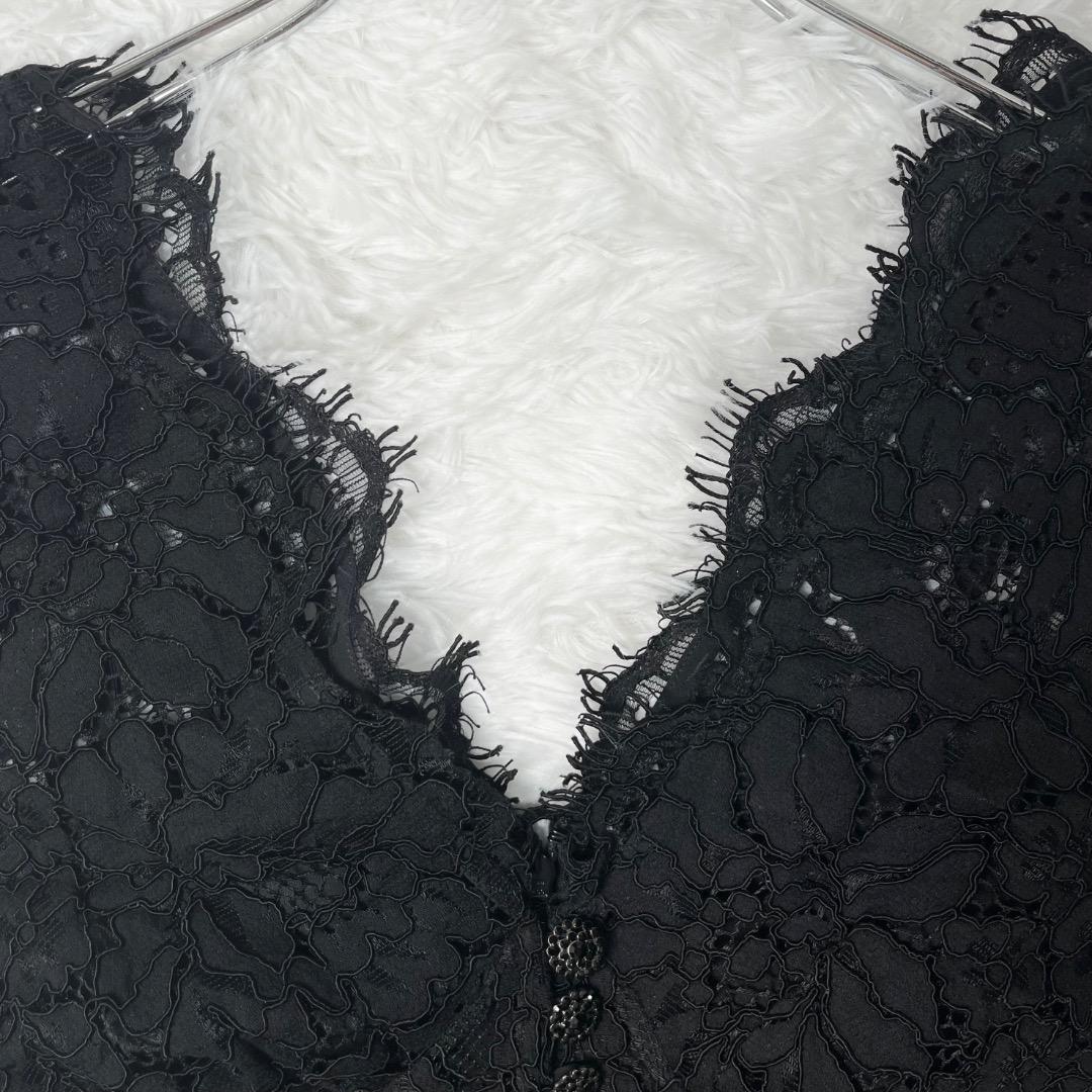 極美品✨ 21SS セルフポートレイト ドレス マキシ丈 花柄 4 M 黒