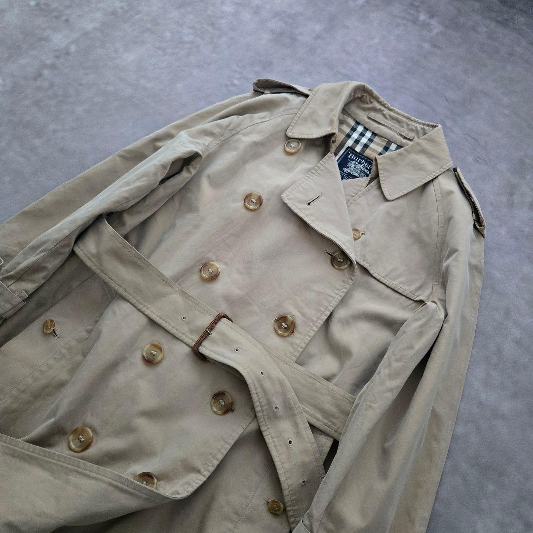 バーバリートレンチコート 英国製 丸善別注 ダブル ユニセックス