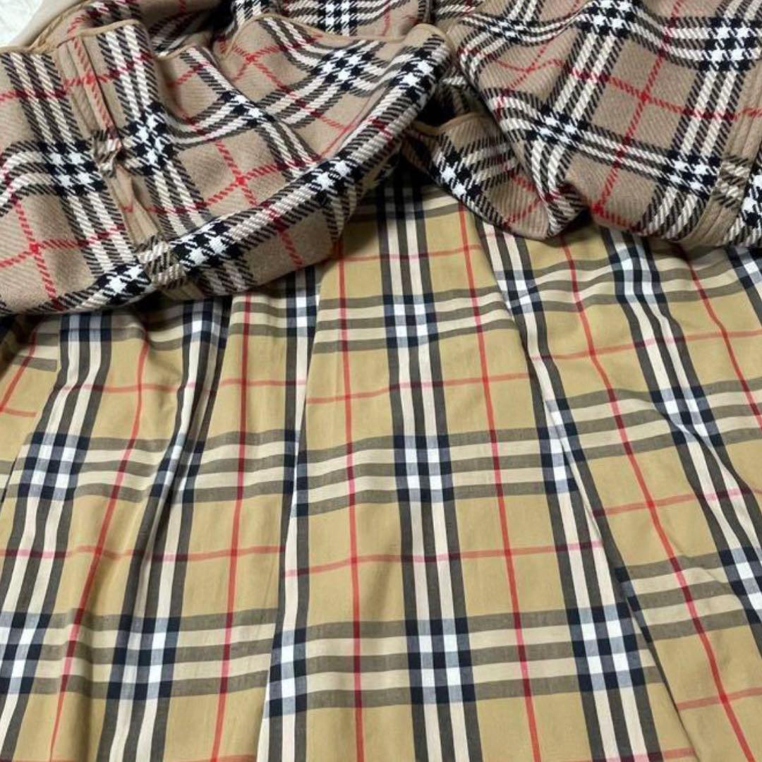 美品 バーバリー ベルト トレンチコート ライナー ハニーベージュ ノバ