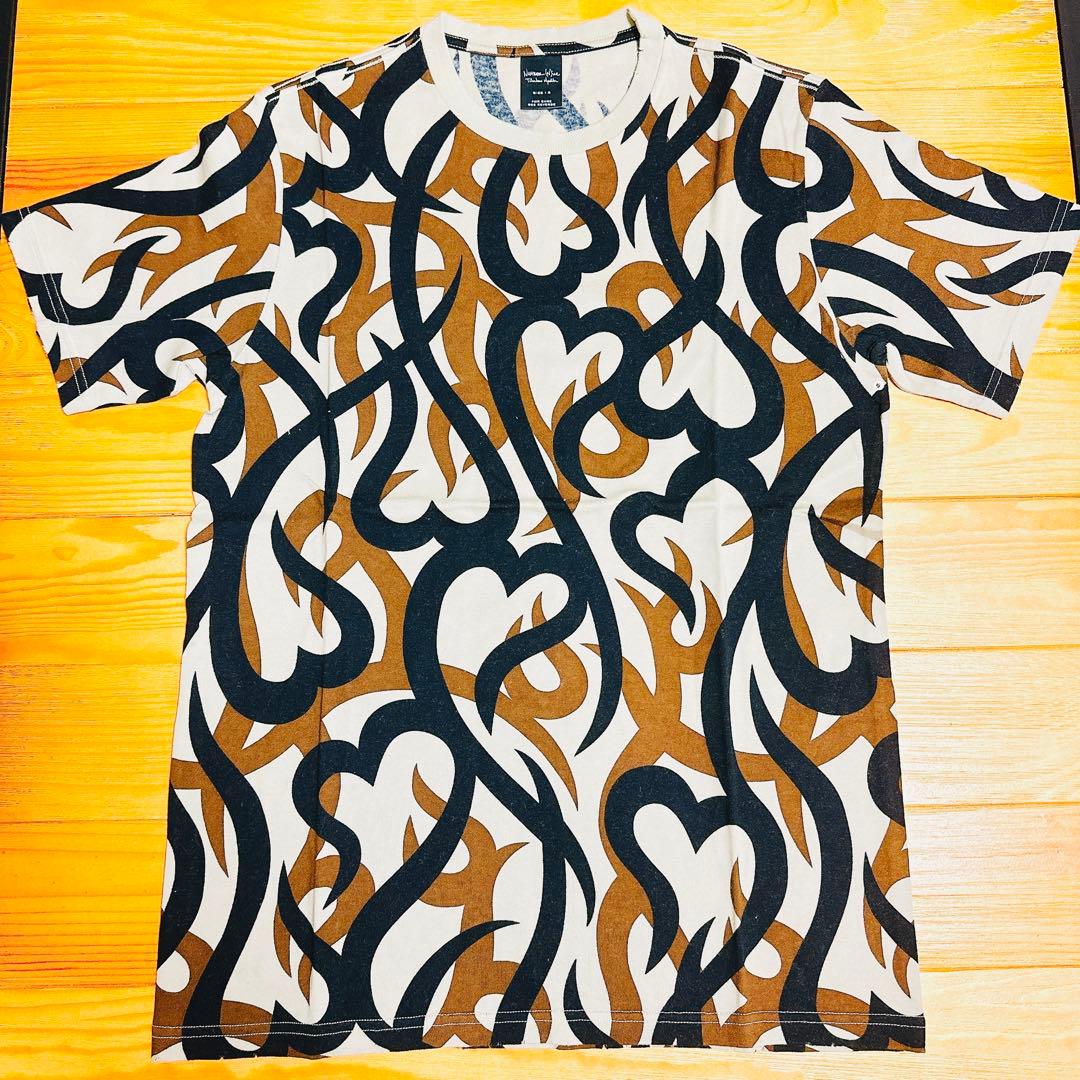 未使用品】NUMBER (N)INE GIVE期 ハートトライバル Tシャツ - メルカリ