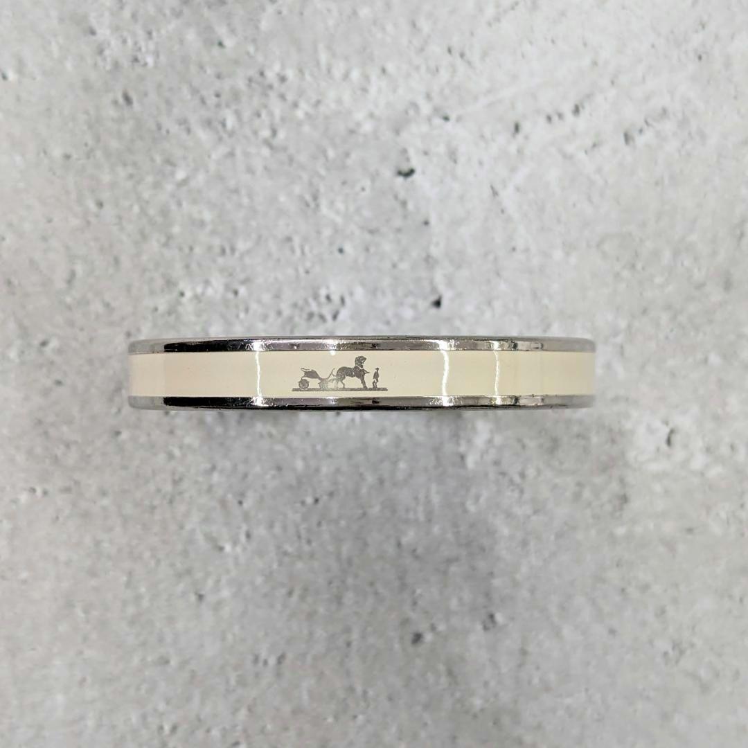 HERMES エルメス カレーシュPM シルバー 白 エナメル HERMES エルメス カレーシュPM シルバー 白 エナメル HERMES エルメス