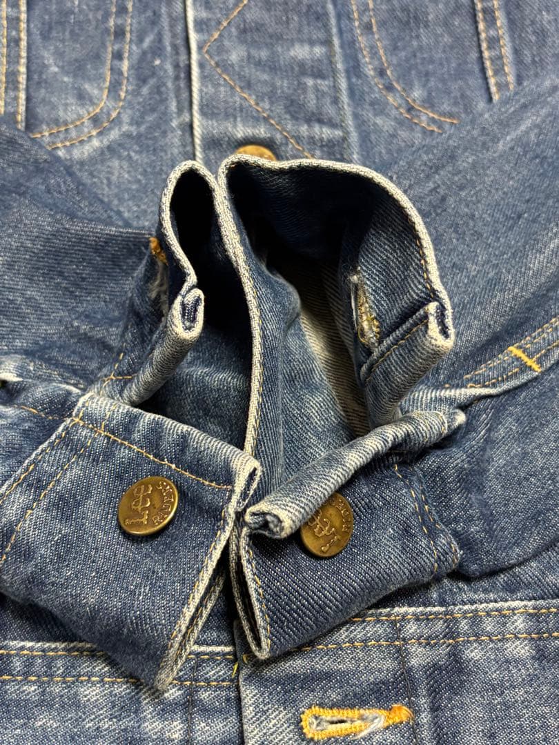80s リー デニムジャケット 101J ヴィンテージ ジージャン 黒タグ