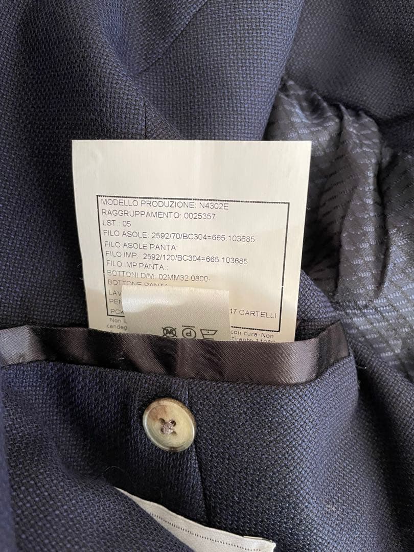 BOGLIOLI ネイビー ダブルブレストジャケット - メルカリ