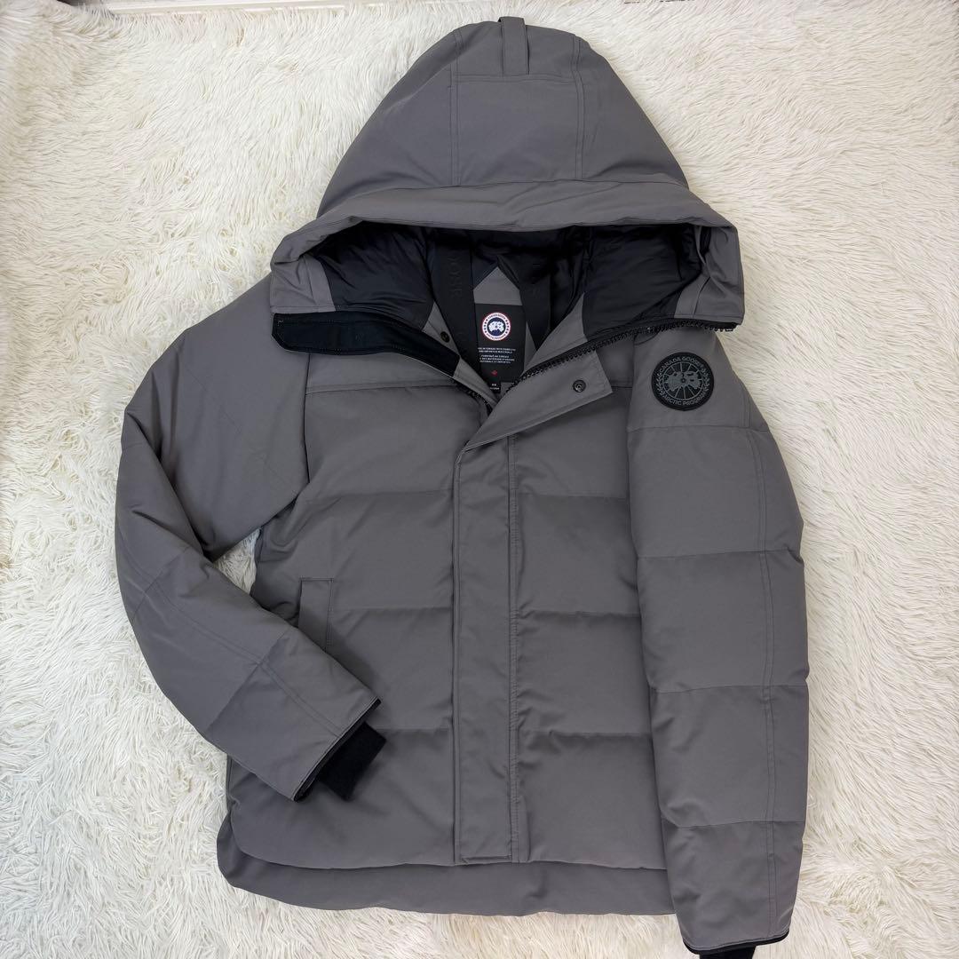 現行品/美品】カナダグース マクミランパーカ ブラックレーベル グレー