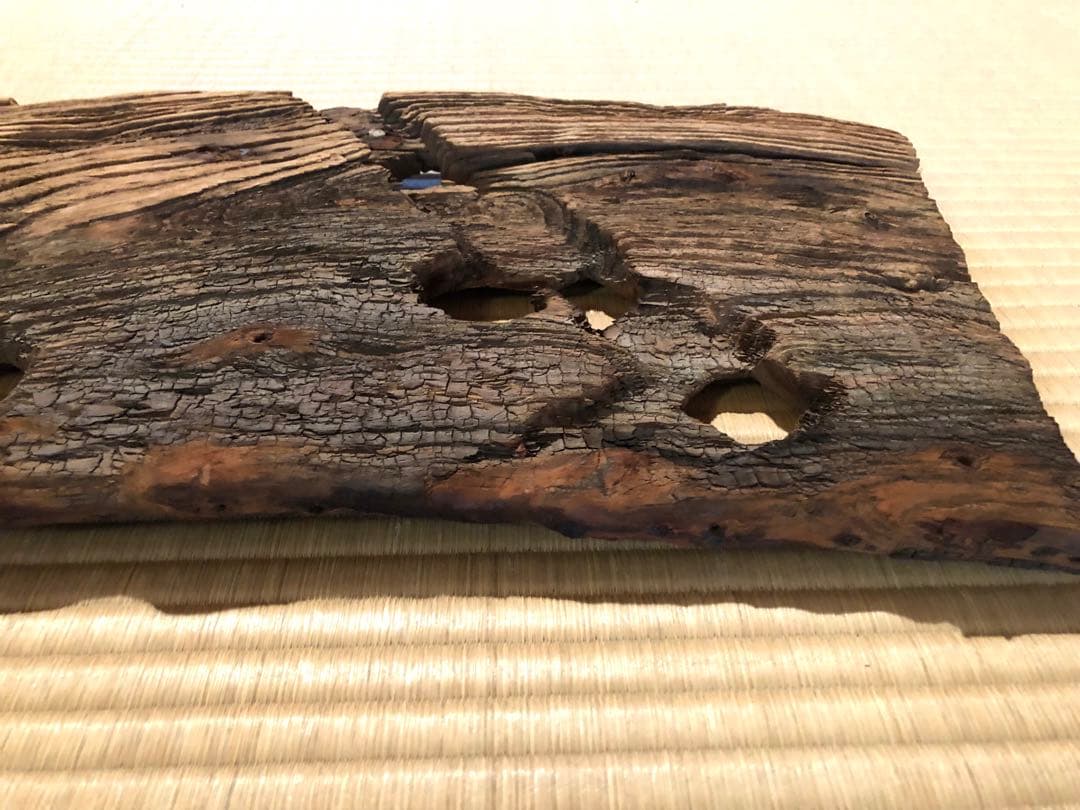 明治～昭和時代 水車板 敷板 花台 アンティーク 骨董品