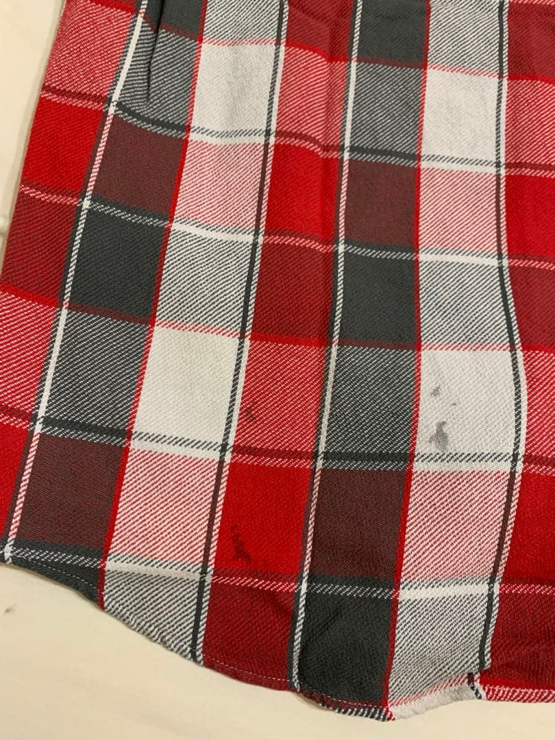 8*k様 BOWWOW 5周年リペアエイジングフランネルシャツ - メルカリ