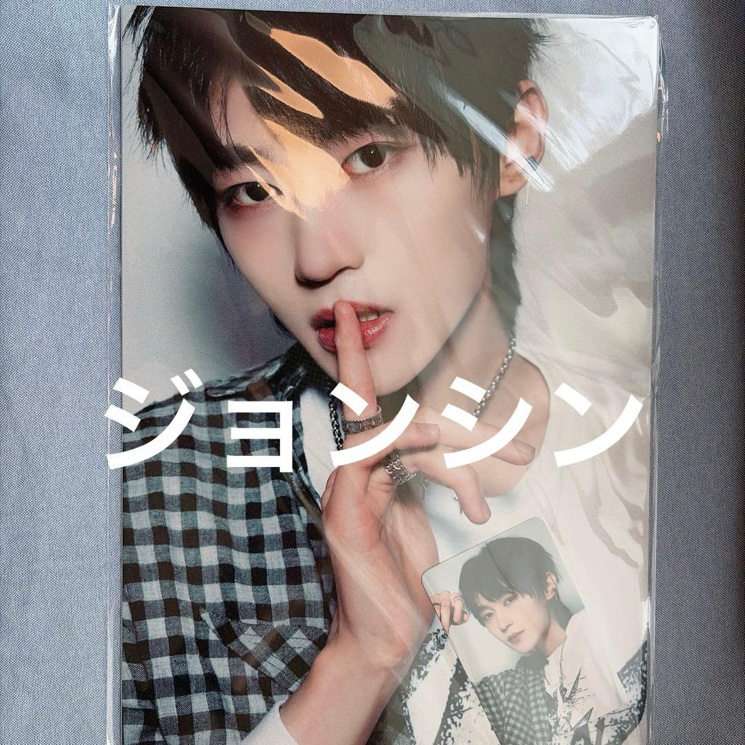 BOYS2PLANET ボイプラ2 展示会　トレカ　a4フォト ジョンシン ボイプラ2 展示会 A4フォトセット トレカ ジョンシン - メルカリ