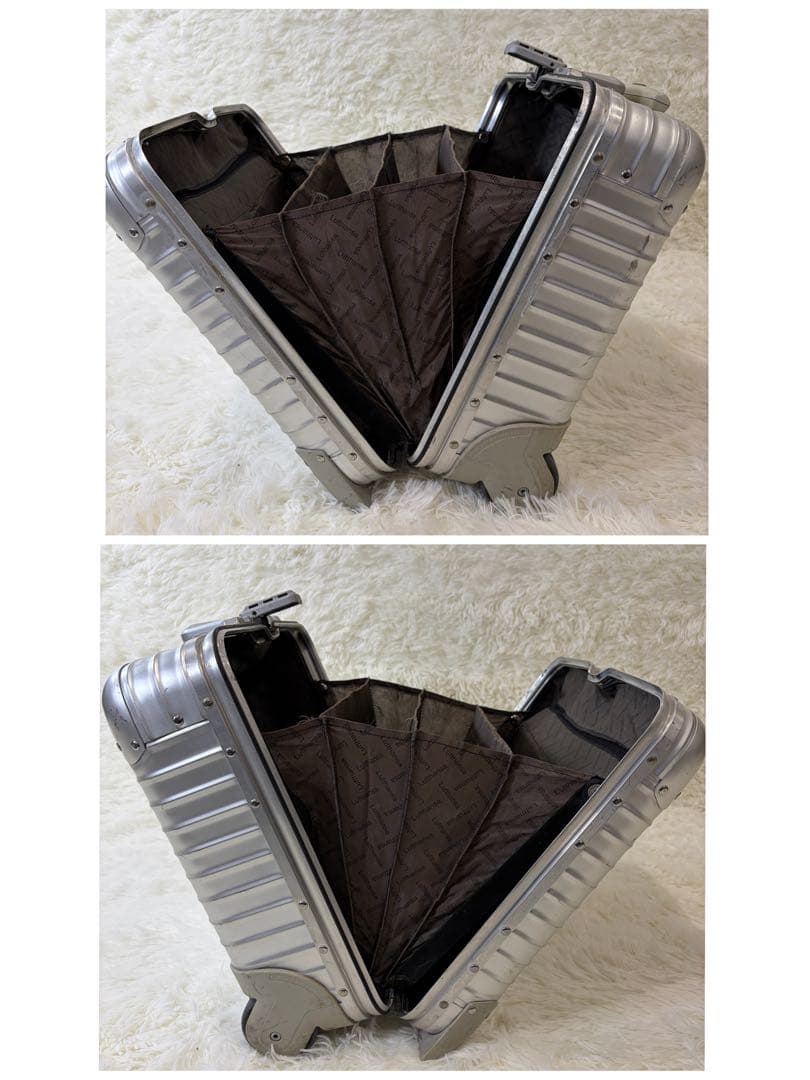 RIMOWA ルフトハンザ 28L 2輪 機内持込可 ビジネストロリー アルミ