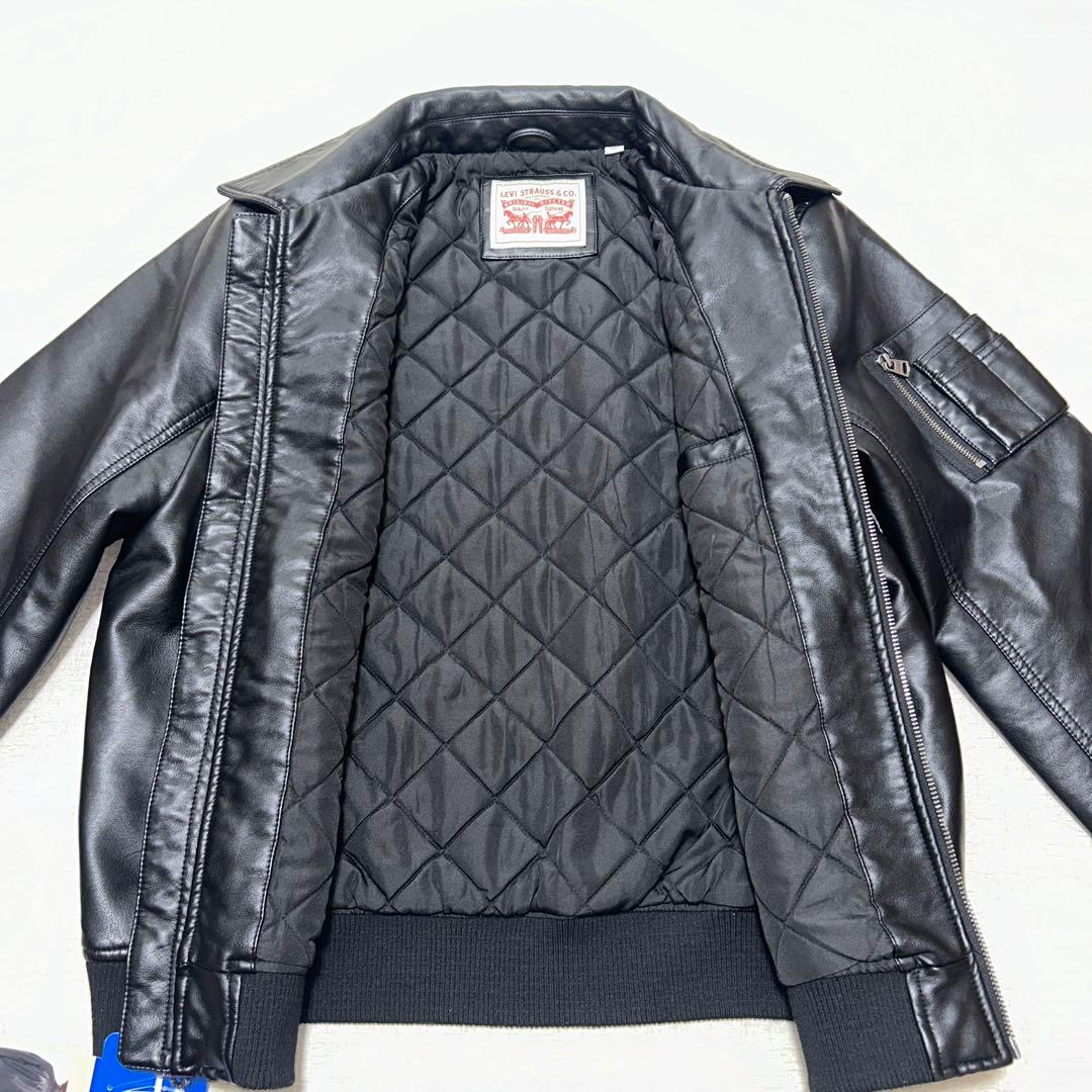 新品リーバイス レザージャケット A-2 フライトジャケット フェイク
