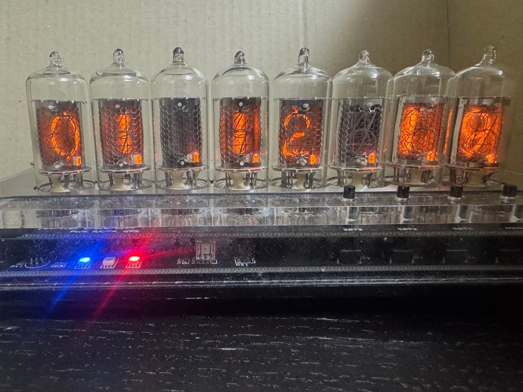 ジャンク ニキシー管時計 日本製Z573M 本体のみ 楽天市場】P5倍 Gixie Clock 【アプリでスマホ操作】 Wi-Fi ギクシー