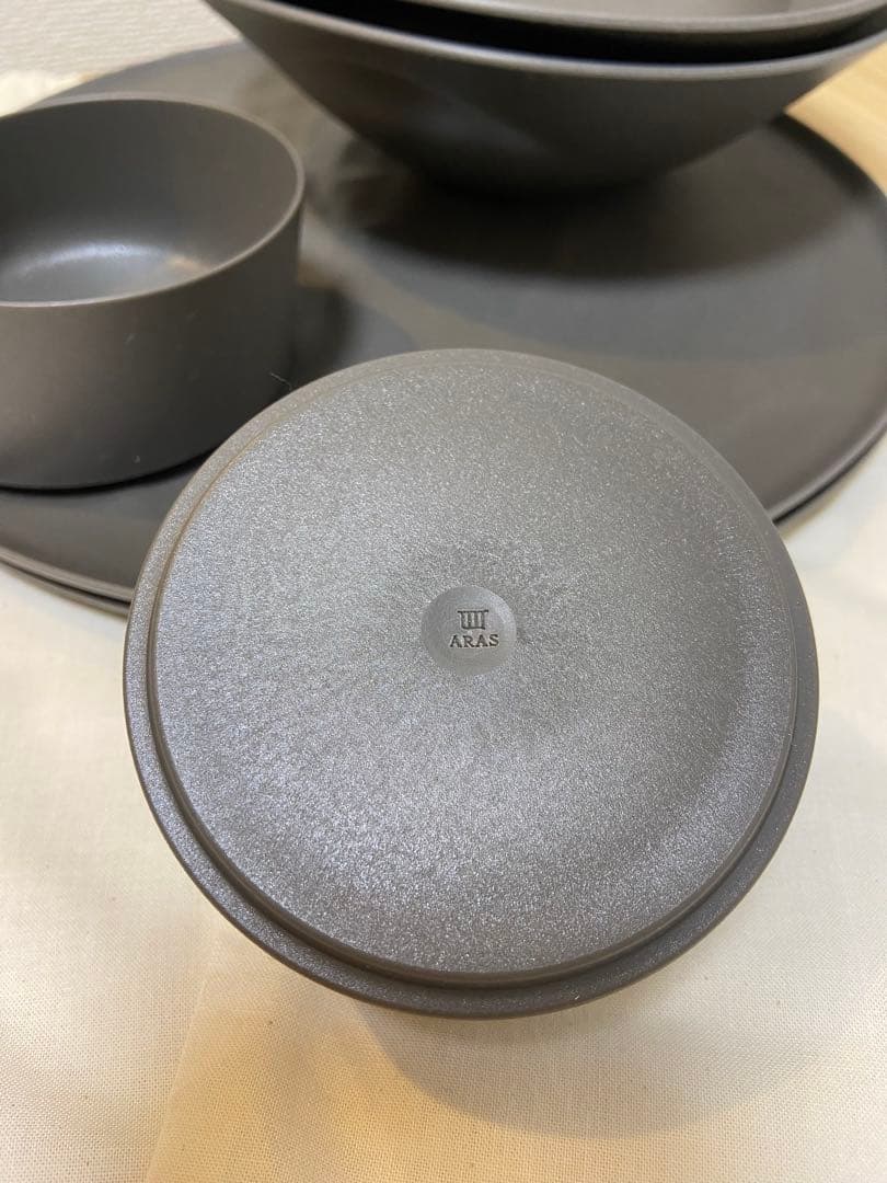 ARAS グレー 食器セット 未使用品 エイラス - メルカリ