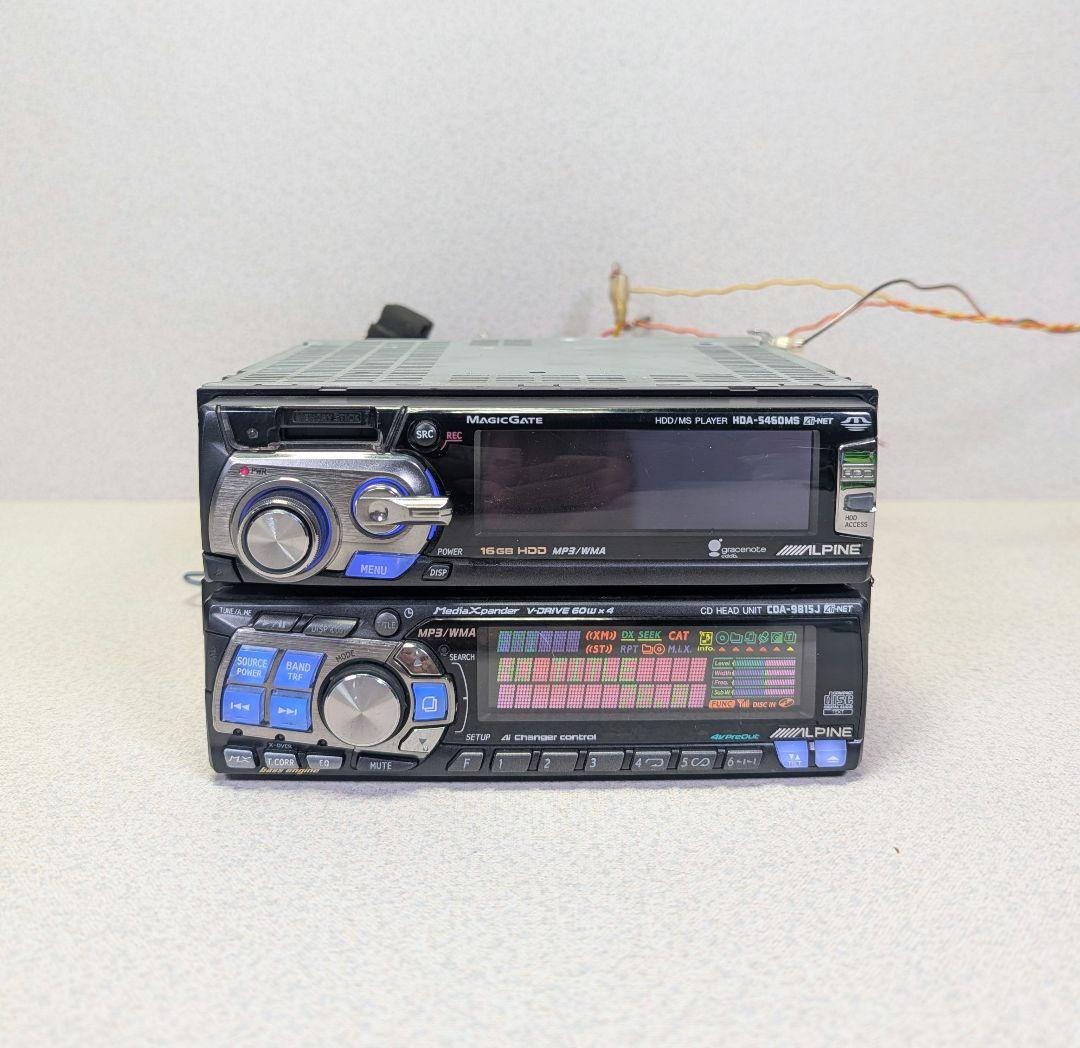 通電確認済◾️ALPINE CDA-9815J 1DINユニット　60W x4 通電確認済◾️ALPINE CDA-9815J 1DINユニット 60W x4 - メルカリ