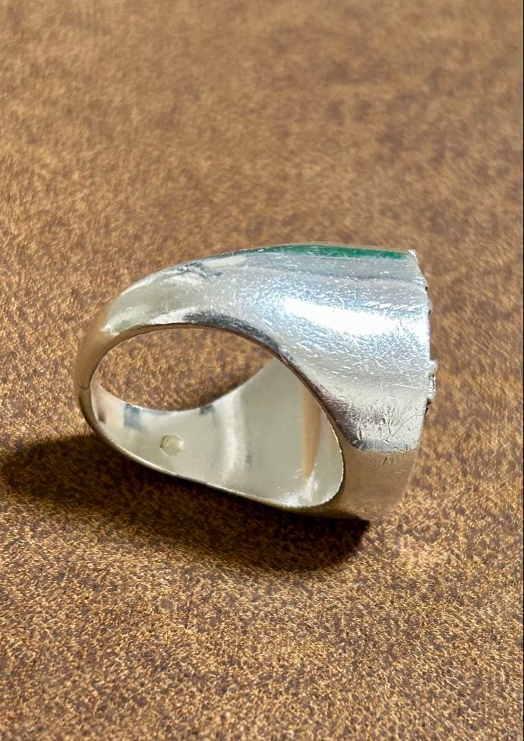 Maison Margiela】ロゴスタンプ エングレイブドシグネットリング