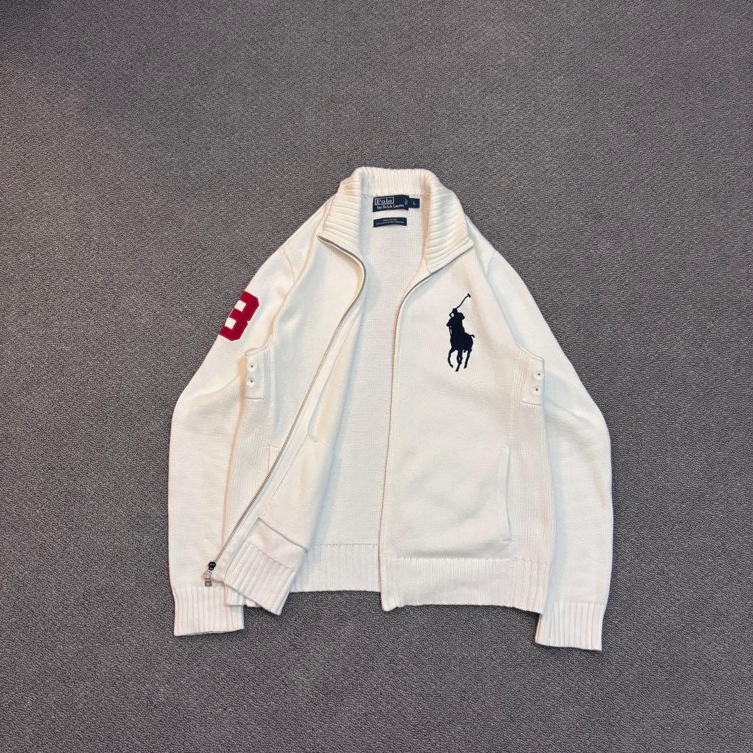 90s Polo Ralph Lauren ドライバーズニット ジップニット - メルカリ