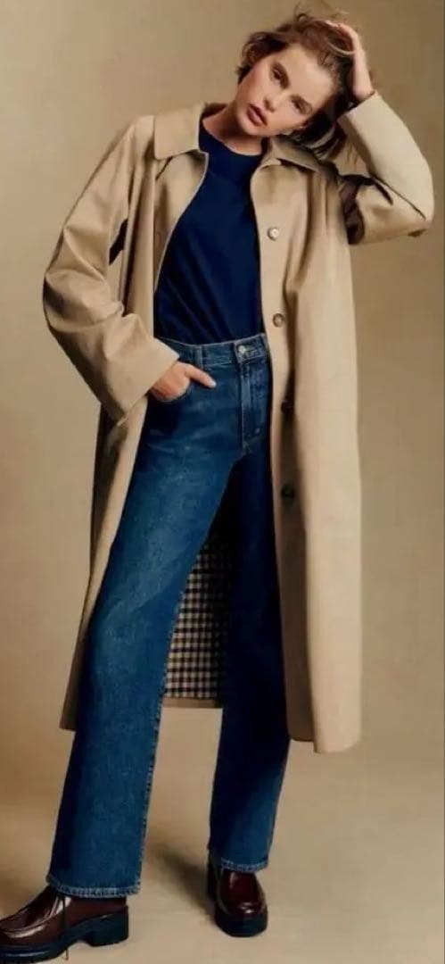 セザンヌCLYDEコートライトベージュサイズ34 - メルカリ