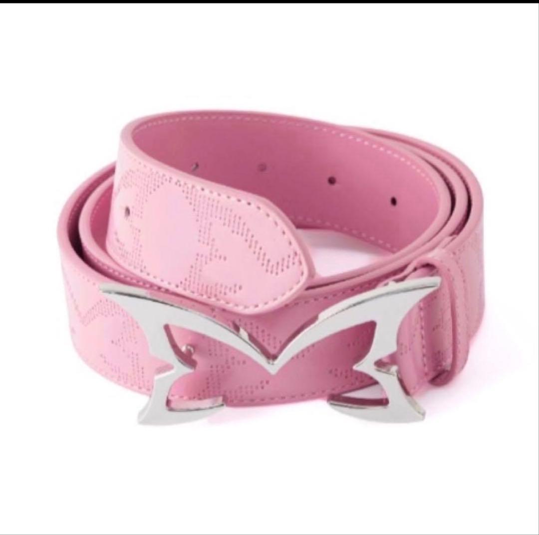 MERTRA Debossed Belt (Pink) - メルカリ
