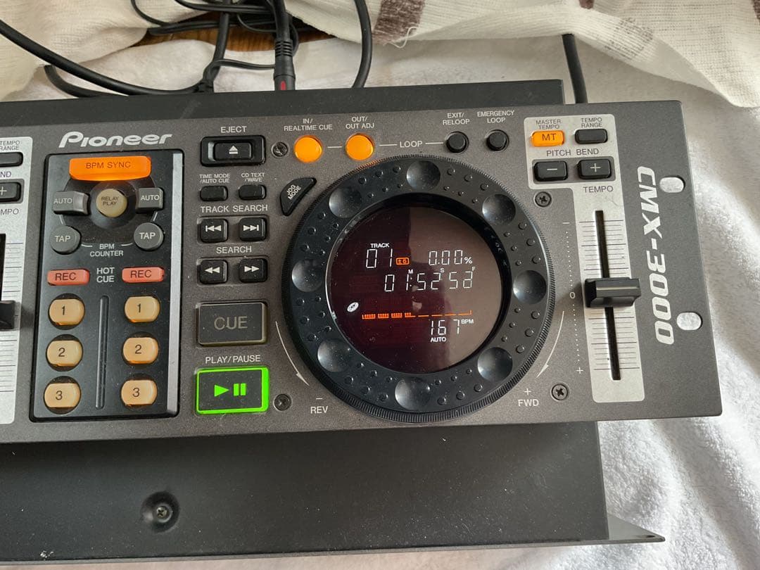 Pioneer CMX 3000 音出し確認 Pioneer CMX-3000 デュアルCDプレーヤー