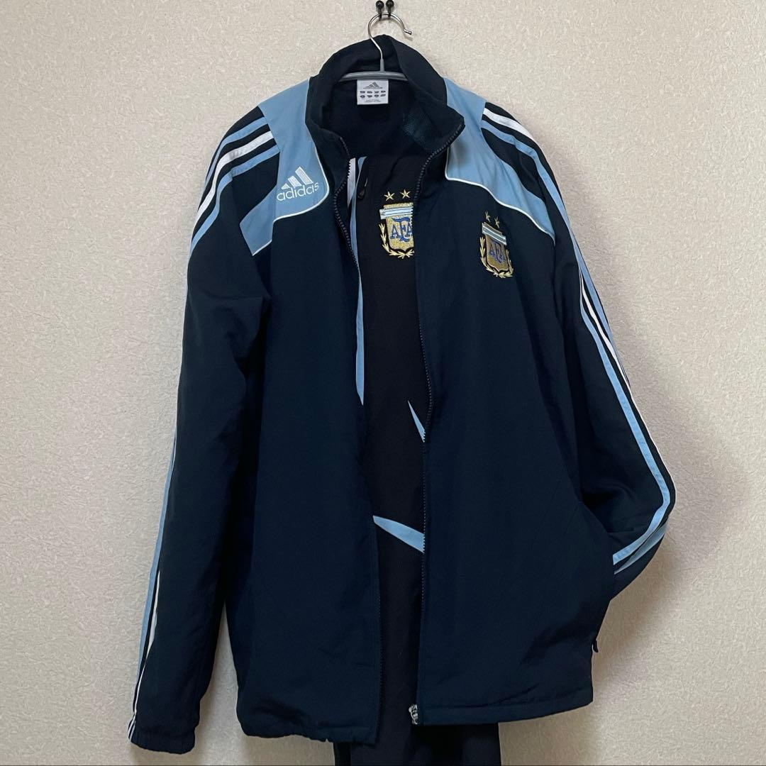 【激レア／万国旗タグ／正規品】2009 アルゼンチン代表 セットアップ 上下 アルゼンチン代表 『BRING BACK』コレクション🇦🇷 アルゼンチンの2006