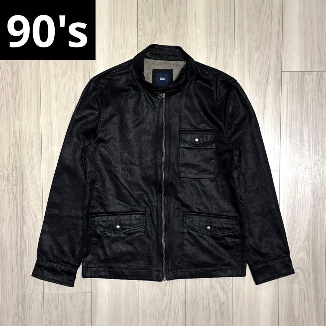 90s OLD GAP leather jacket archive y2k - メルカリ
