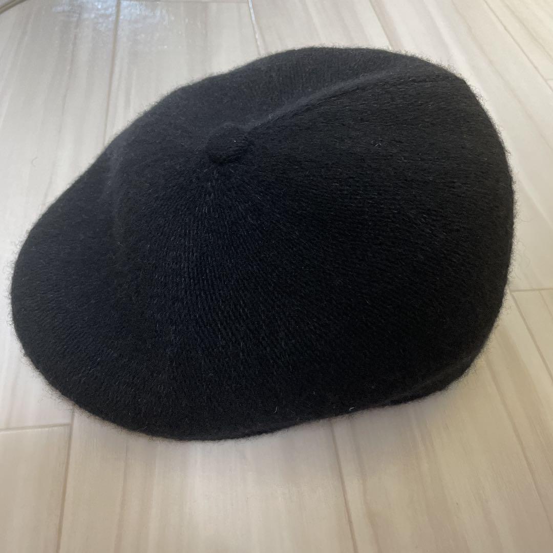 SOLARIS&CO レザーハット、ベレー帽/黒