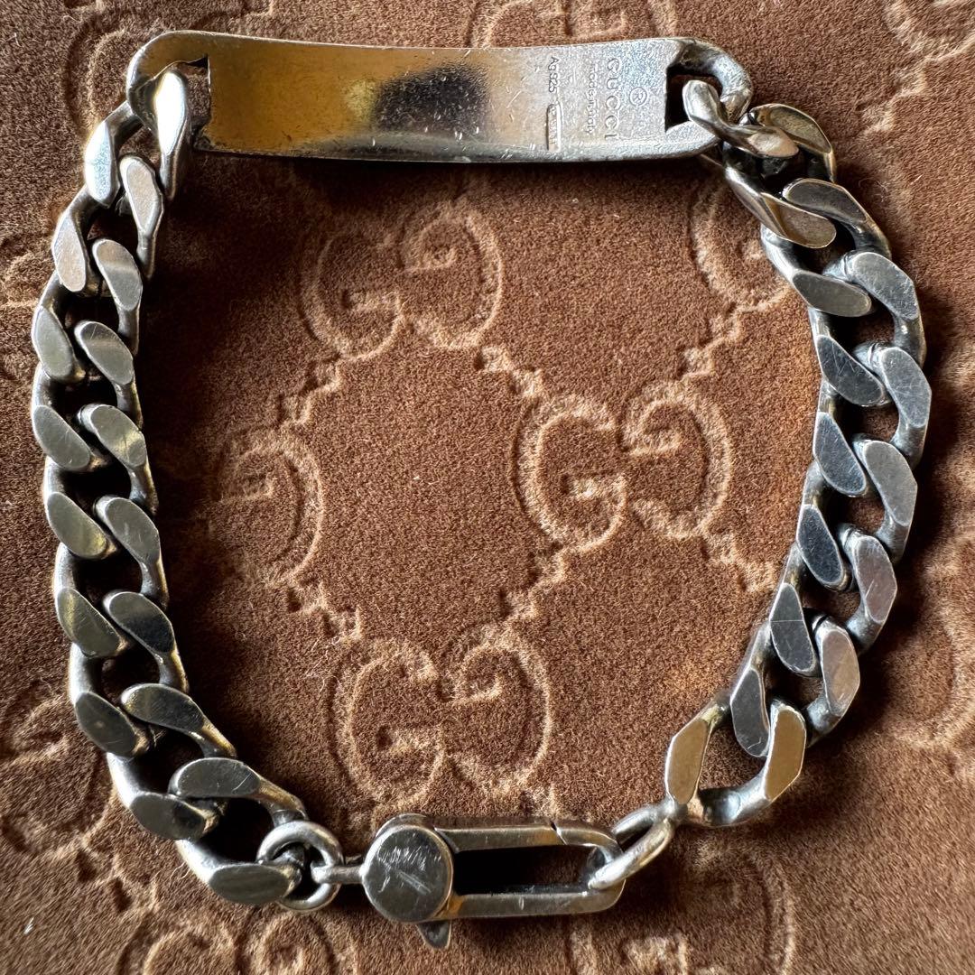 GUCCI ブレスレット ディアマンティッシマ シェリーライン 喜平 シルバー