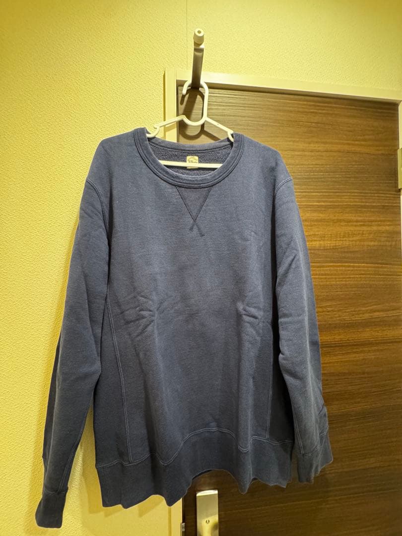 Pont Herman ネイビー クルーネック トレーナー　値引き 取扱を終了した商品です］10オンス クルーネックトレーナー ネイビー M
