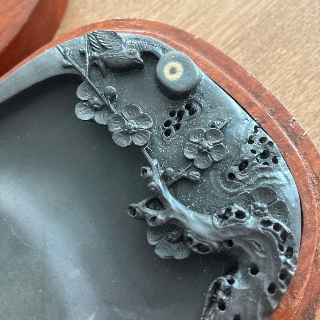 Happy様専用 硯 すずり 端溪硯 書道用品 端渓硯 石眼 - メルカリ