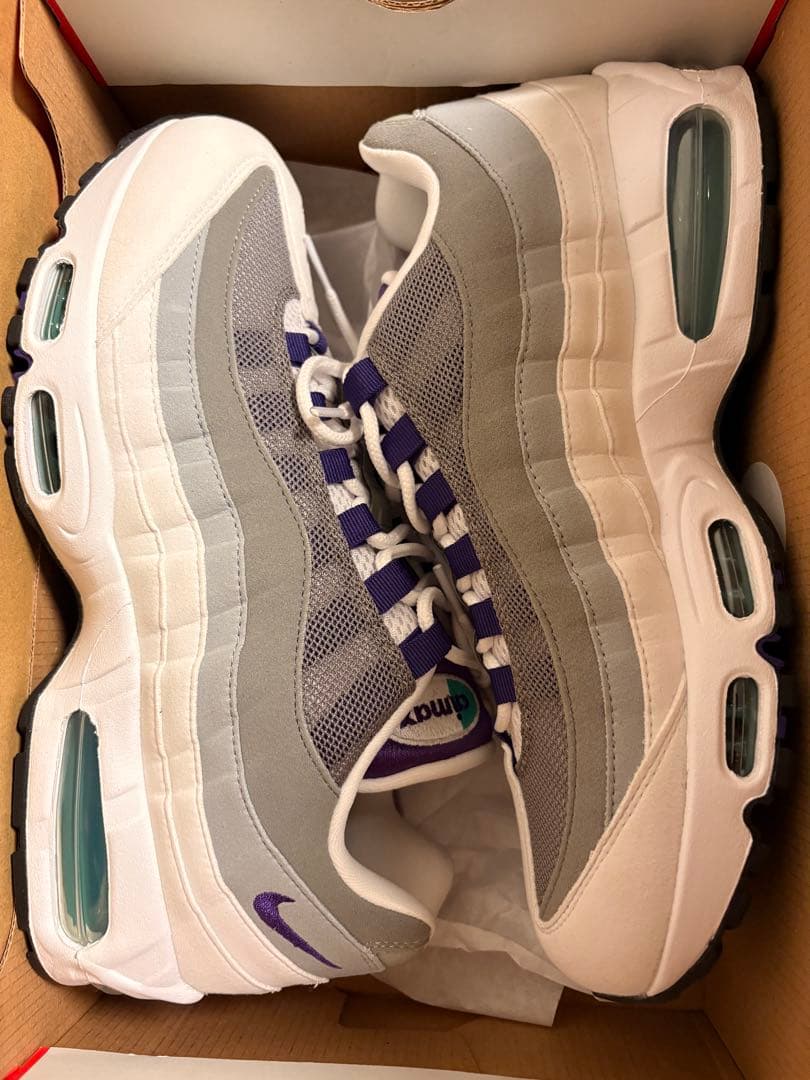 NIKE WMNS エアマックス95 BIG BUBBLE \"Grape\"