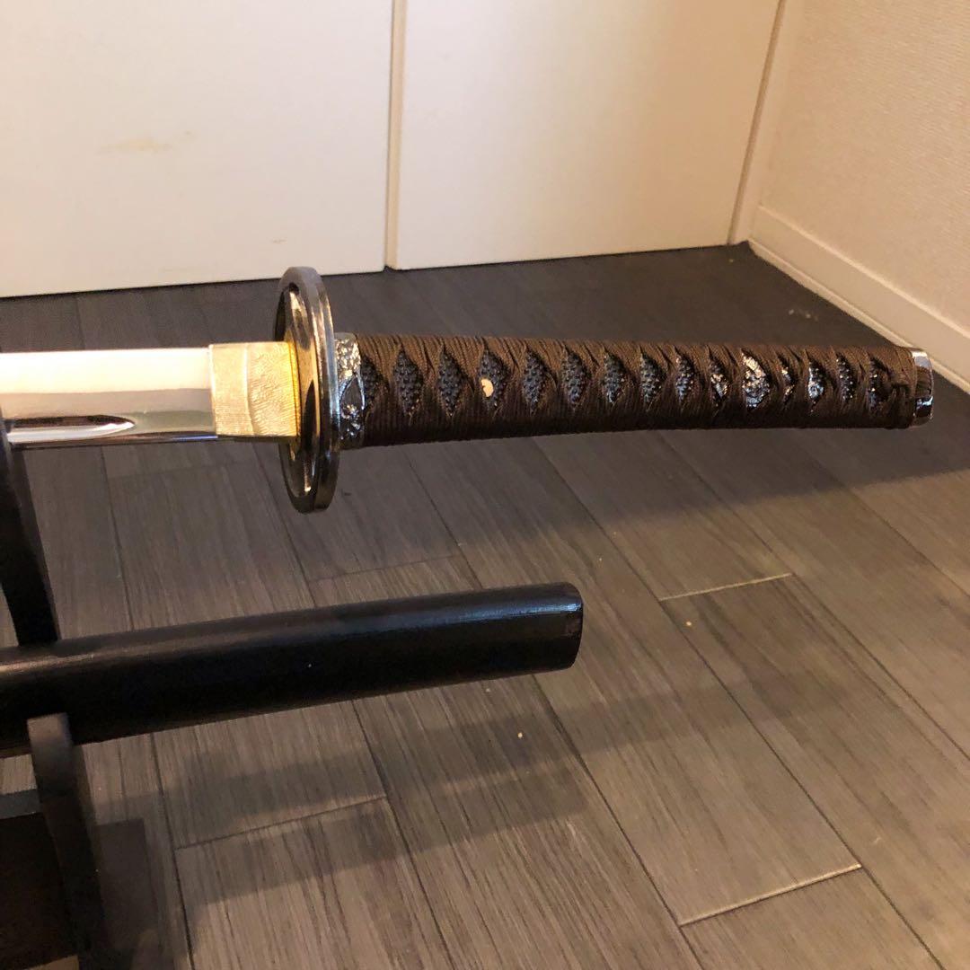 高級模造刀 高級居合刀 樋入り刀身 優波紋 亜合金刀身 名刀 居合