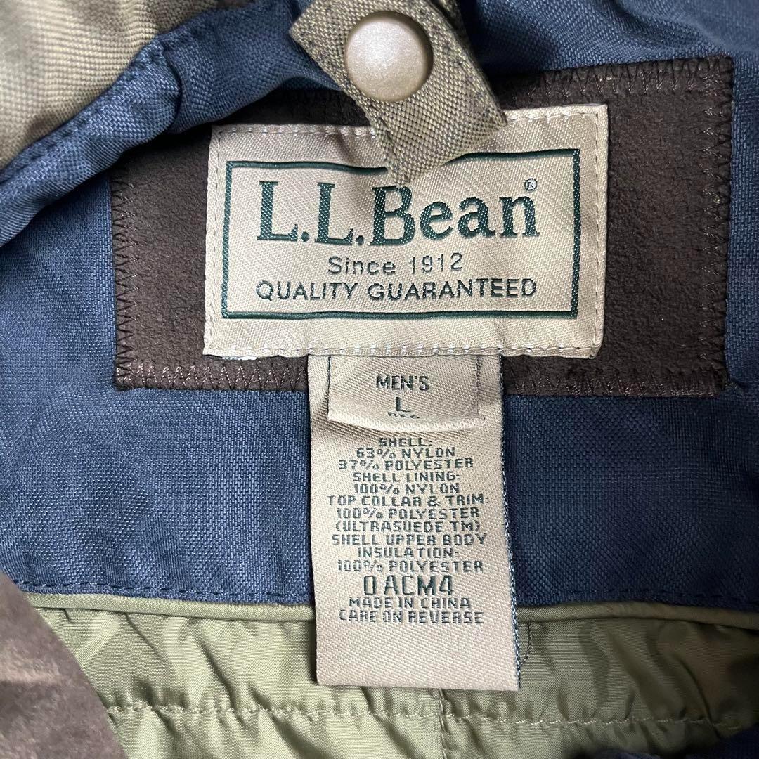 L.L.Bean ハンティングジャケット ロングコート ネイビー L