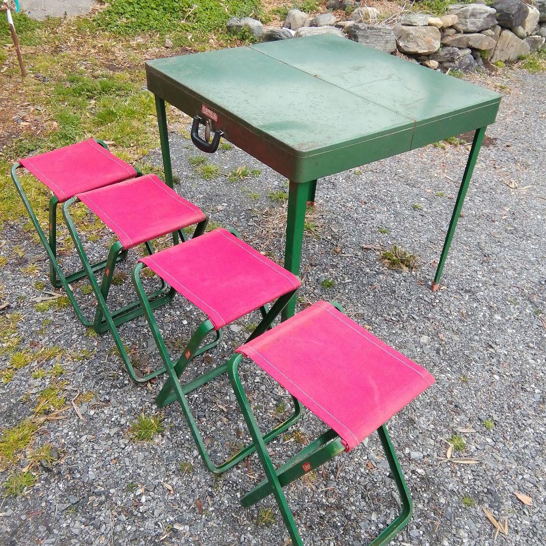 コールマンColeman60sピクニックテーブルセットビンテージ - メルカリ