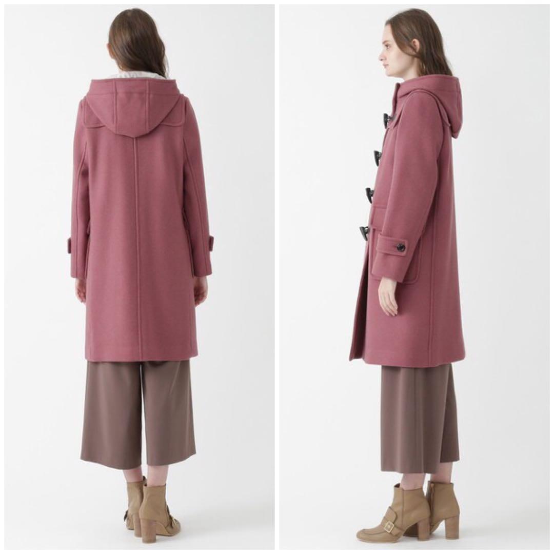 新品】ブルーレーベル 定番エアリーメルトンロングダッフルコート