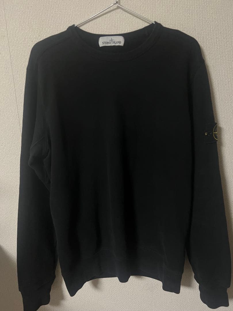 stone  sweat ストーンアイランド　スウェット　黒　美品 STONE ISLAND（ストーン アイランド） トレーナー 811563920 メンズ