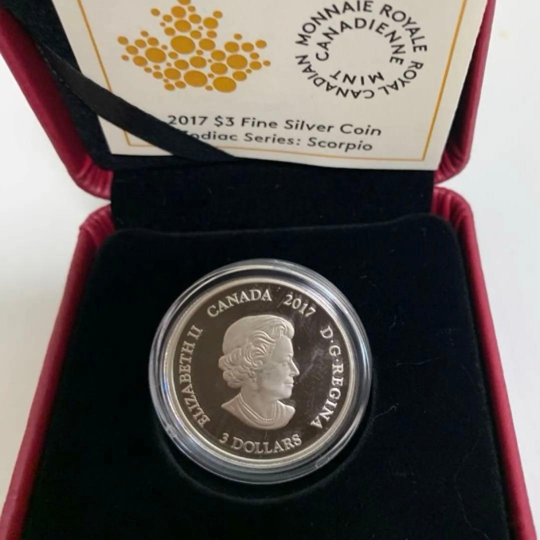 12星座モチーフ銀貨 蠍座