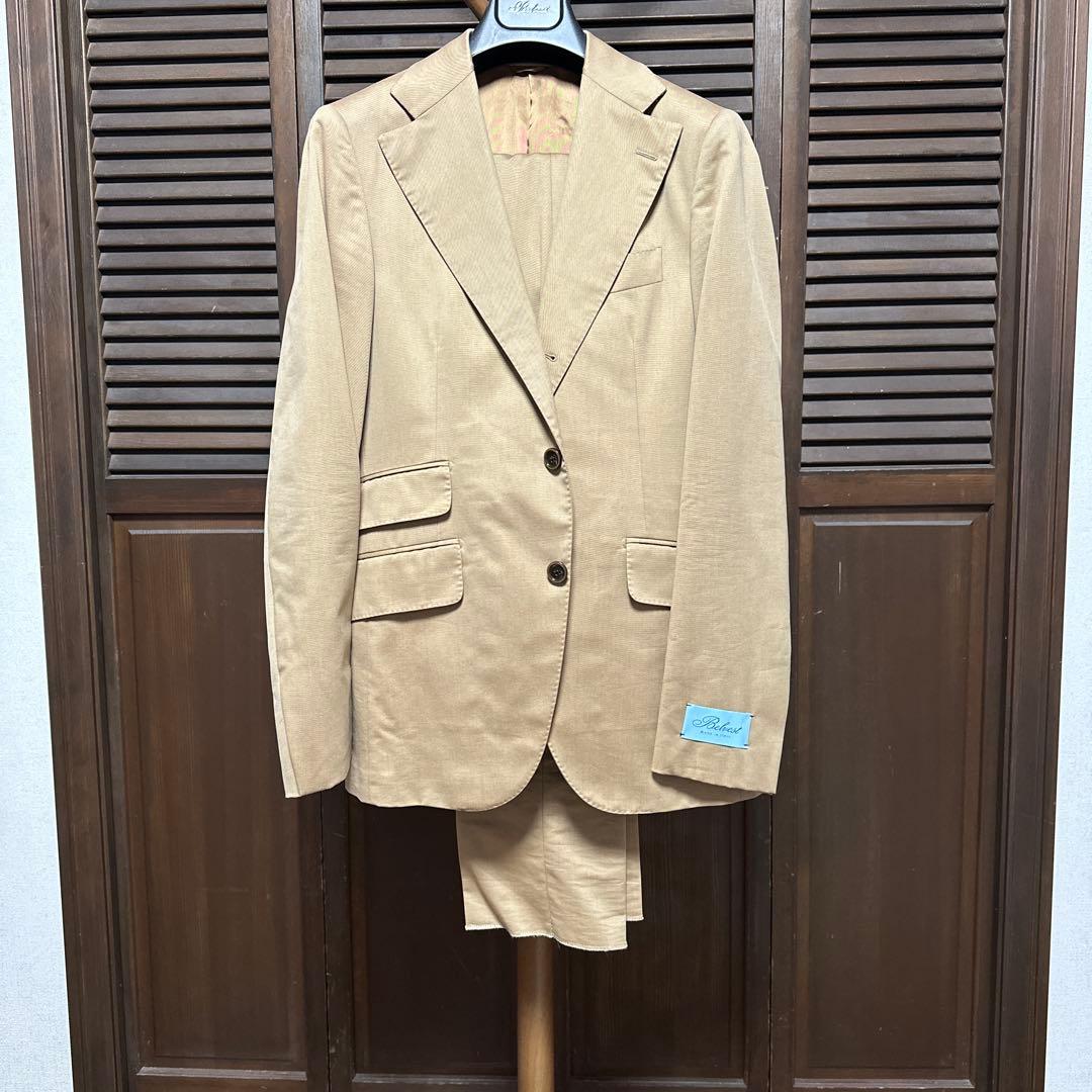 新品価格27万円】BELVEST ベルベスト カプセルコレクション スーツ46