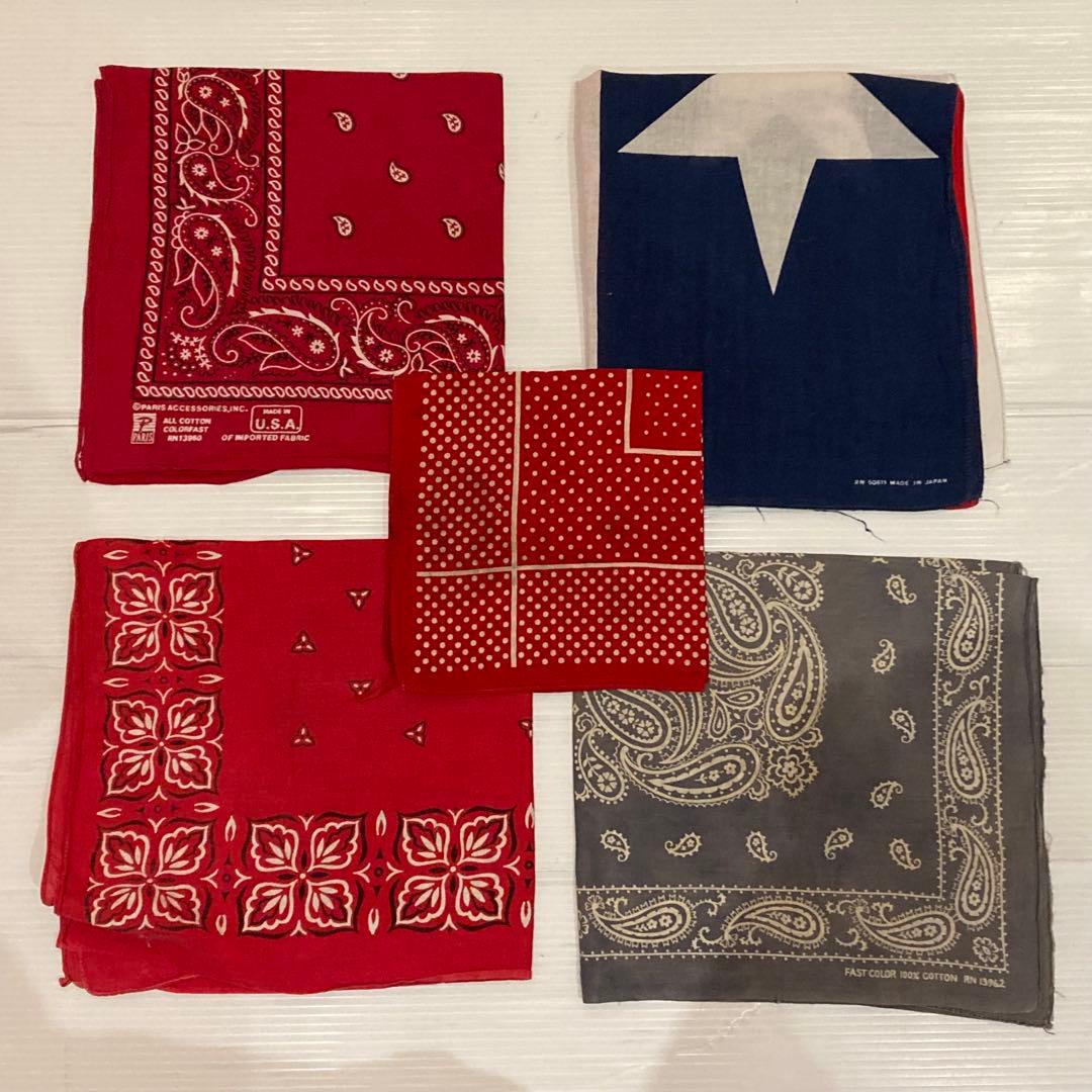 M*g様 70s 80s FAST COLOR ビンテージ バンダナ まとめ売り - メルカリ