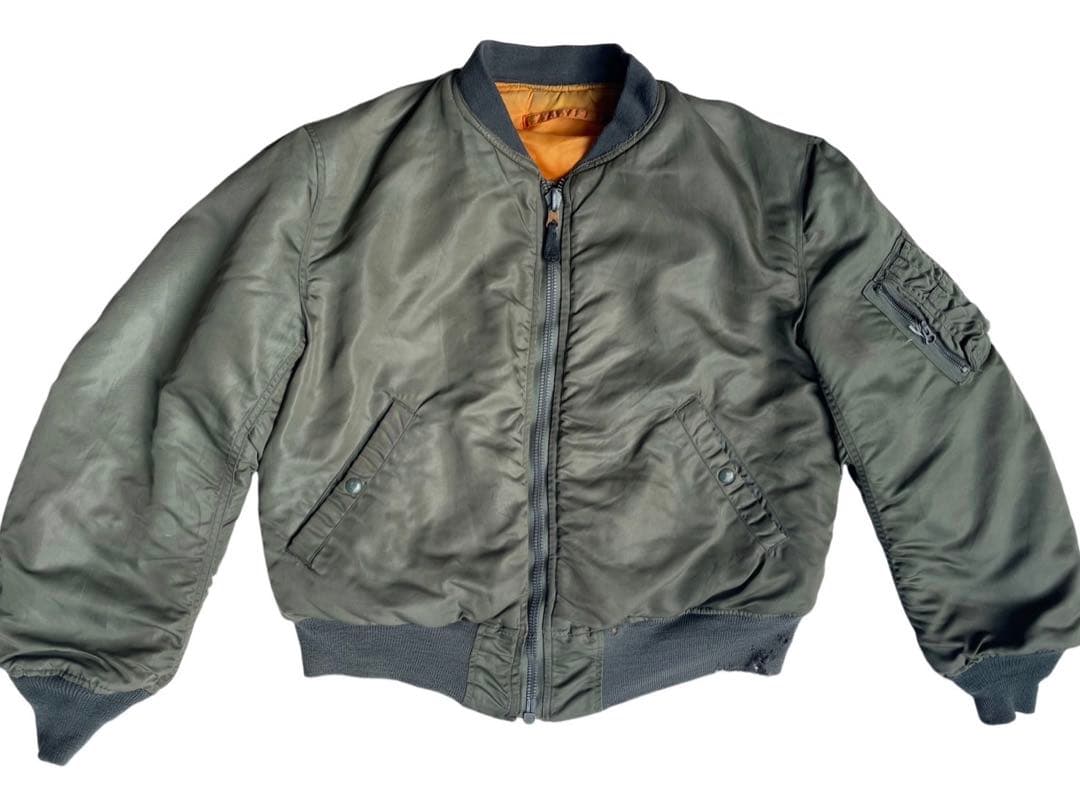 米空軍本物MA-1フライトジャケット64年官給品MビンテージALPHA社希少品