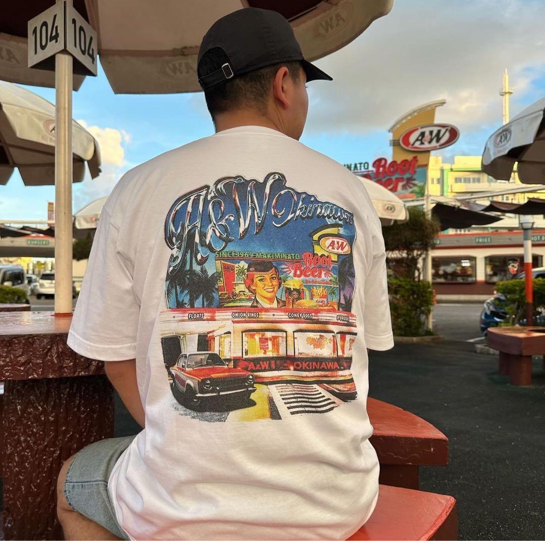 A&W 沖縄牧港店 限定Tシャツ Lサイズ 新品未使用 - メルカリ