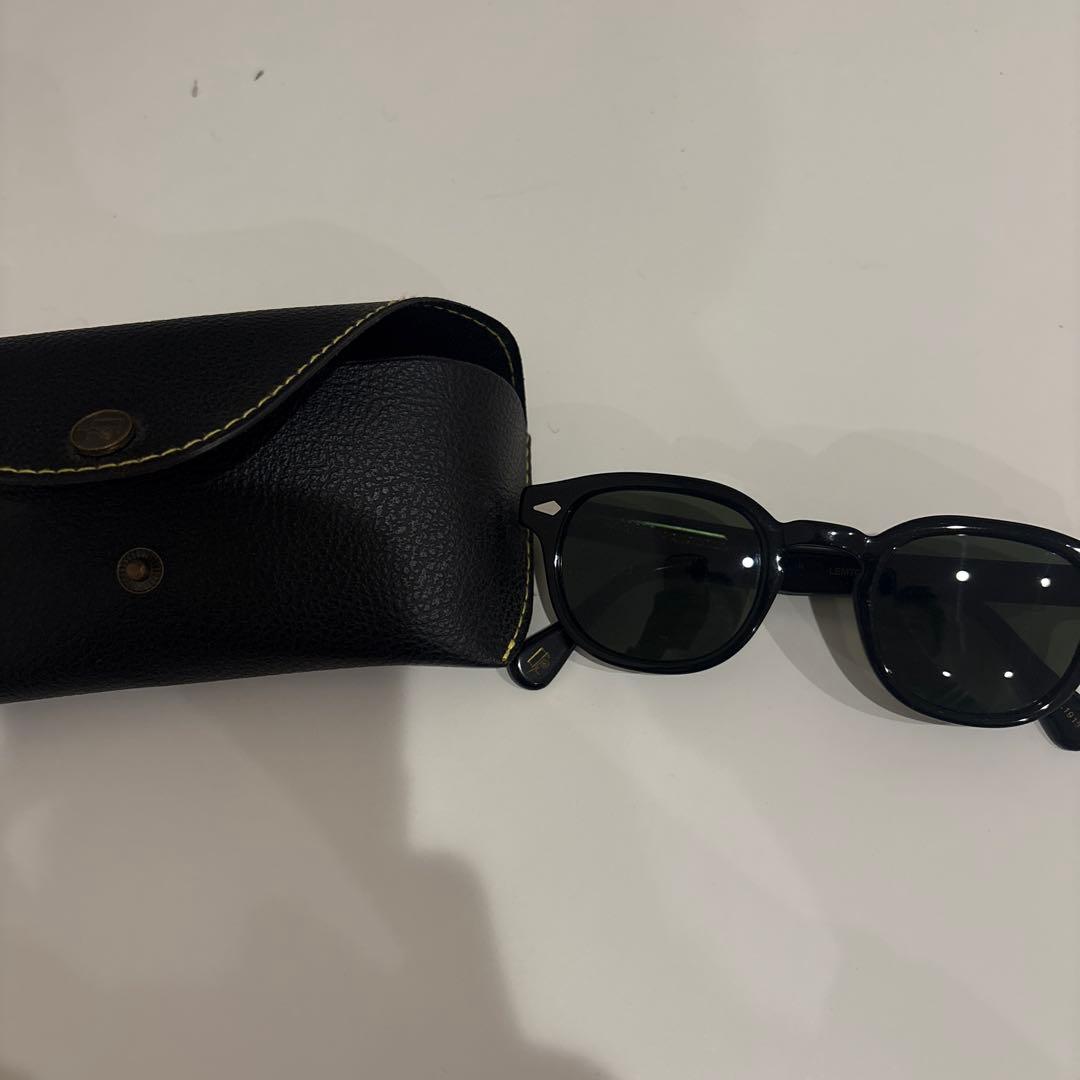 MOSCOT ブラック サングラス ケース付き - メルカリ