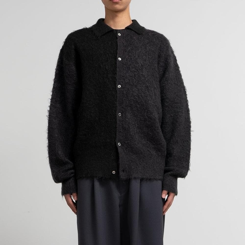 新品 YOKE for Graphpaper モヘアニットシャツカーディガン - メルカリ