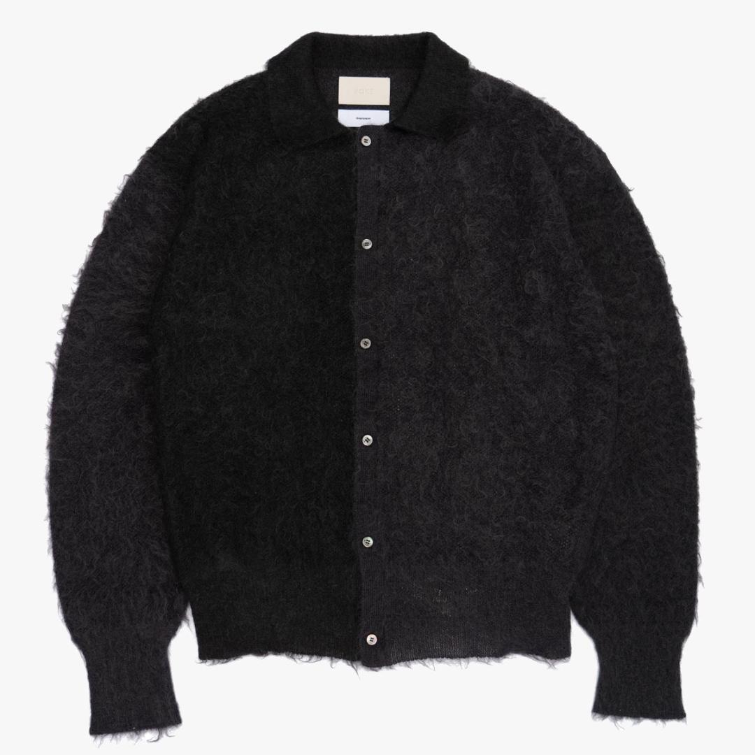 新品 YOKE for Graphpaper モヘアニットシャツカーディガン - メルカリ